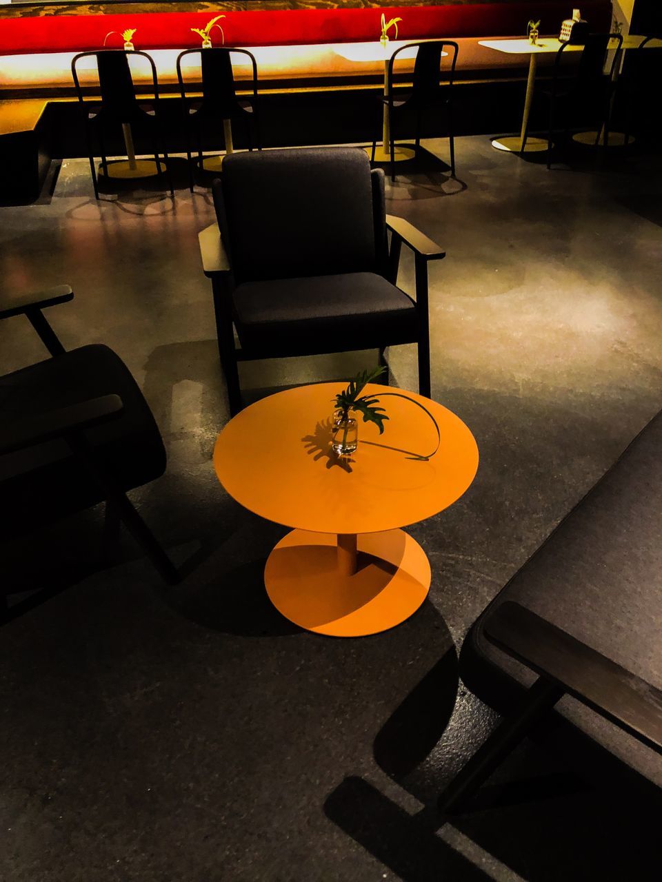 table, chair, absence, indoors, no people, empty, furniture, seat, day