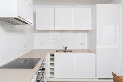 New build apartment kitchen