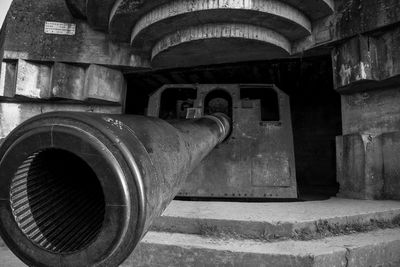 Interior of old abandoned building