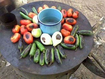 Full frame shot of tomatoes