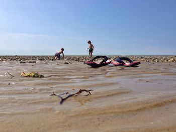 People on beach