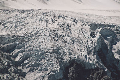 Aerial view of mountain range