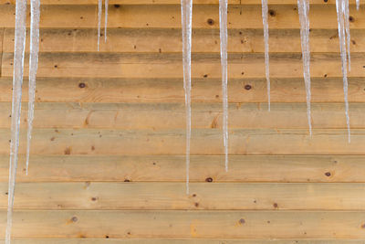 Full frame shot of wooden wall