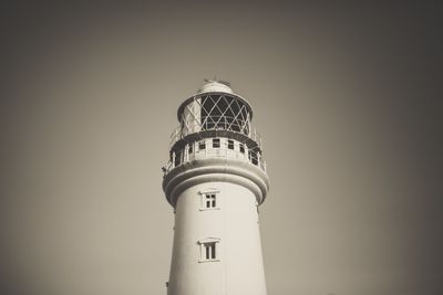 Low angle view of lighthouse