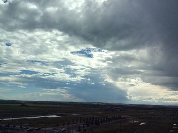 Scenic view of dramatic sky