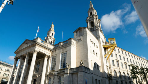 Low angle view of building against sky