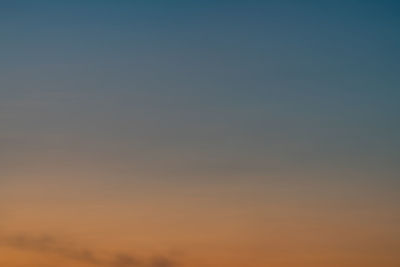 Low angle view of sky during sunset