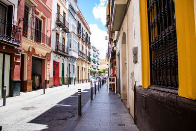 Street amidst buildings in city