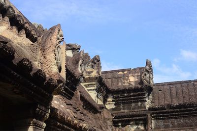 Low angle view of historical building against sky