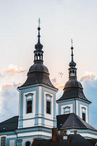 Low angle view of building against sky