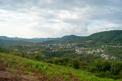 Scenic view of landscape against sky