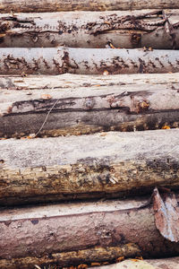 Full frame shot of weathered wood