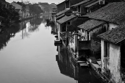 Boats in canal