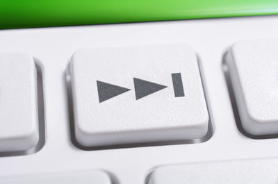 Close-up of computer keyboard