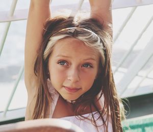 Portrait of smiling girl