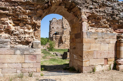 View of old ruin building