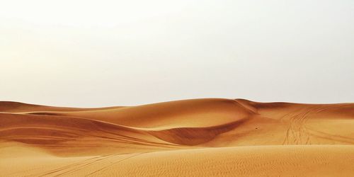 Scenic view of desert