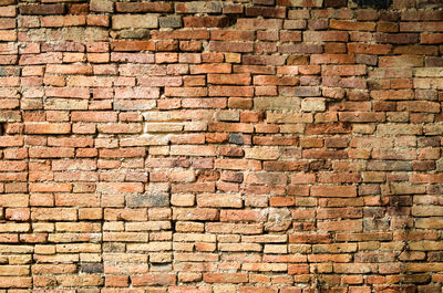 Full frame shot of brick wall