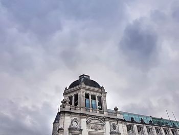 Low angle view of castle against sky