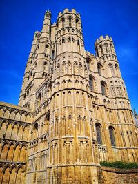 Exterior of ely cathedral. cambridgeshire uk