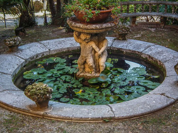 Fountain in park