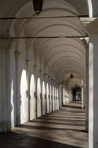 Interior of building