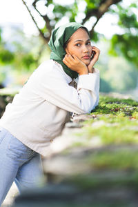 Portrait asian girl