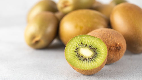 Close-up of fruits on table