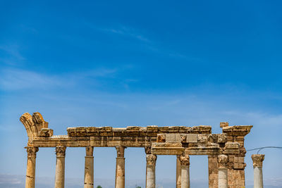 Baalbek temple complex located bekaa valley, lebanon