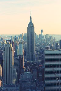 Skyscrapers in a city