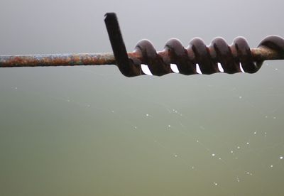 Close-up of metal object