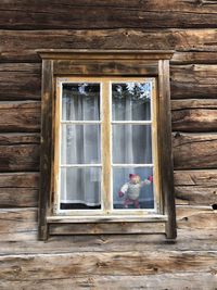 Window of building