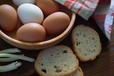 Close-up of eggs