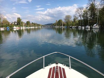 Pier on lake