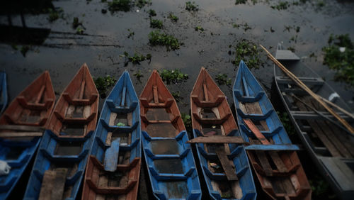Row of houses against blue sky