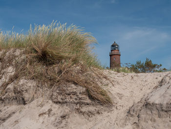 Darßer ort at the baltic sea in germany