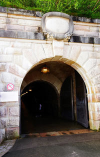 Entrance of old building