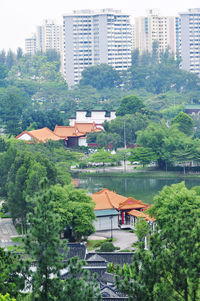 Buildings in city