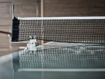 Surface level of table tennis net