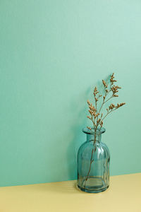 Close-up of vase on table