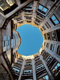 Low angle view of ceiling