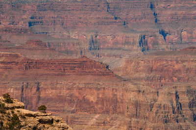 Full frame shot of rock formations