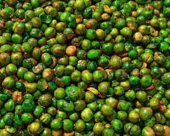 Full frame shot of green fruits for sale in market