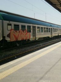 Railroad station platform