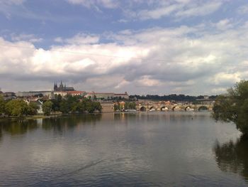 River with buildings in background