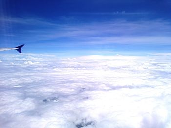 Clouds over landscape