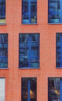 Full frame shot of orange building