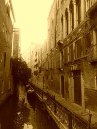 Canal along buildings