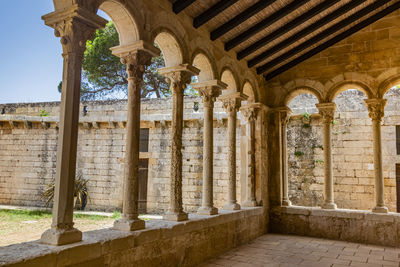 Entrance of historic building