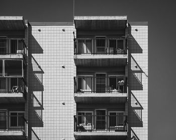 Low angle view of building against sky